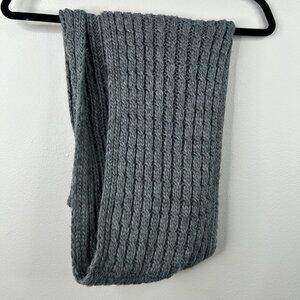 NWT gray knit sweater infinity scarf‎